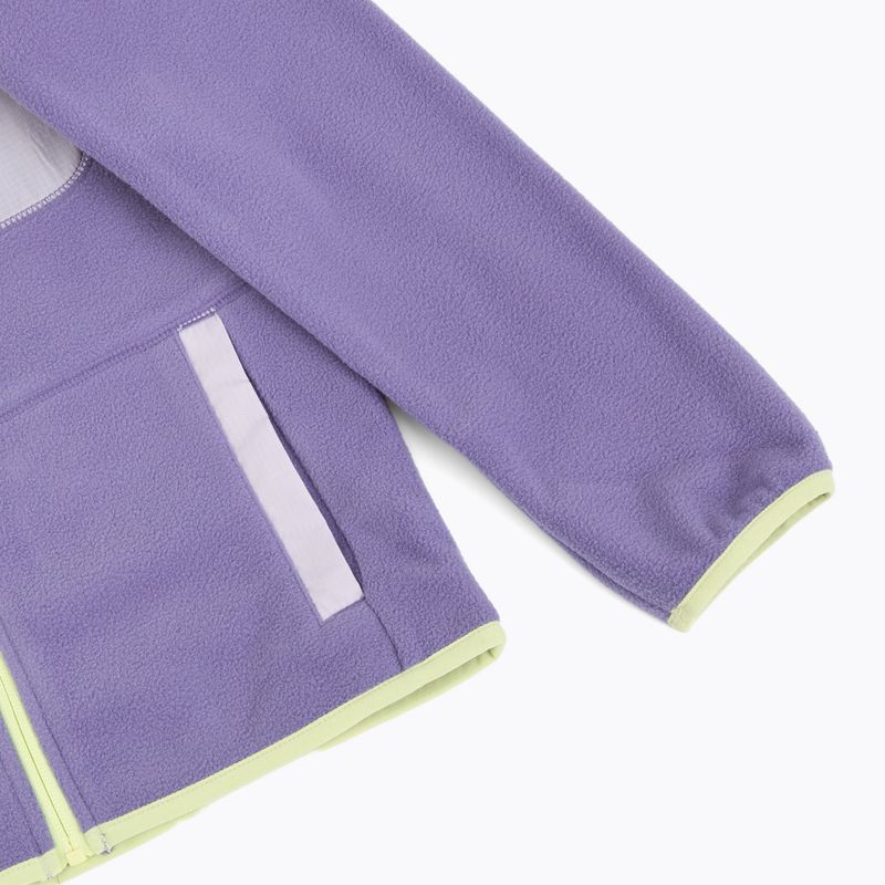 Detská fleecová mikina Columbia Fast Trek V Full Zip stormwatch/lavender pearl 4