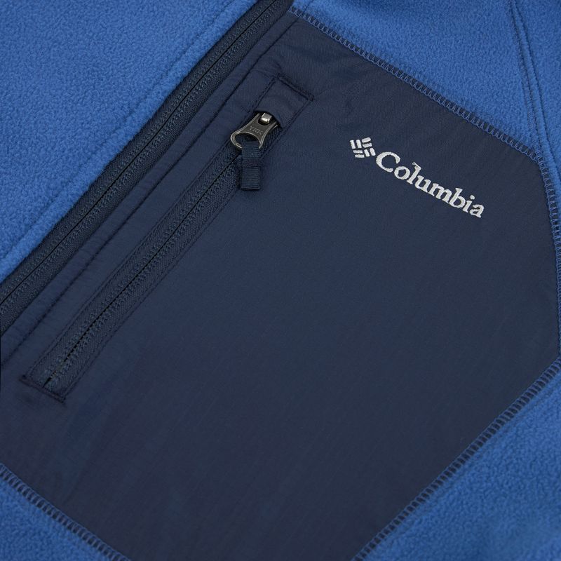 Detská fleecová mikina Columbia Fast Trek V Full Zip mountain blue/collegiate navy 3