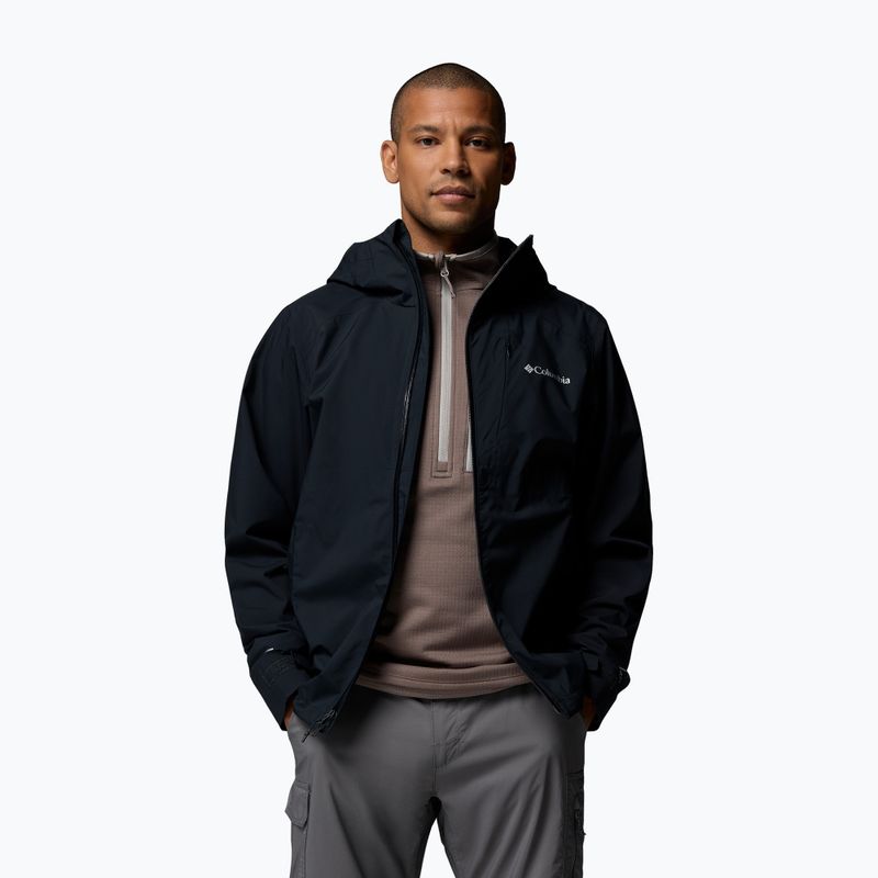 Pánska softshellová bunda Columbia Trailborne 2.5L black 5