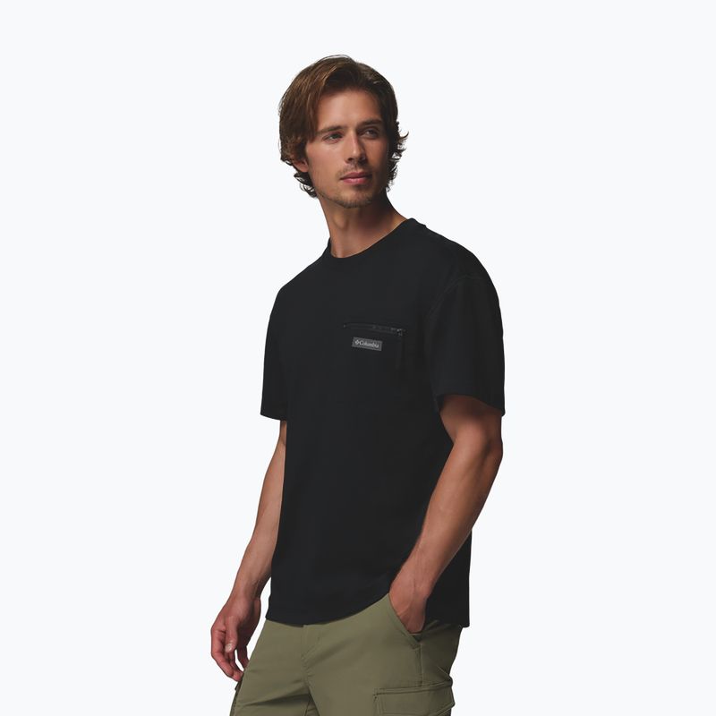 Pánske tričko Columbia Echo Passage SS Crew black 4
