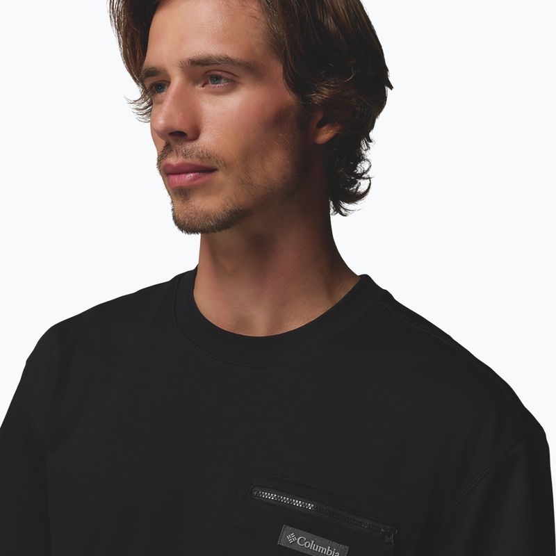 Pánske tričko Columbia Echo Passage SS Crew black 5