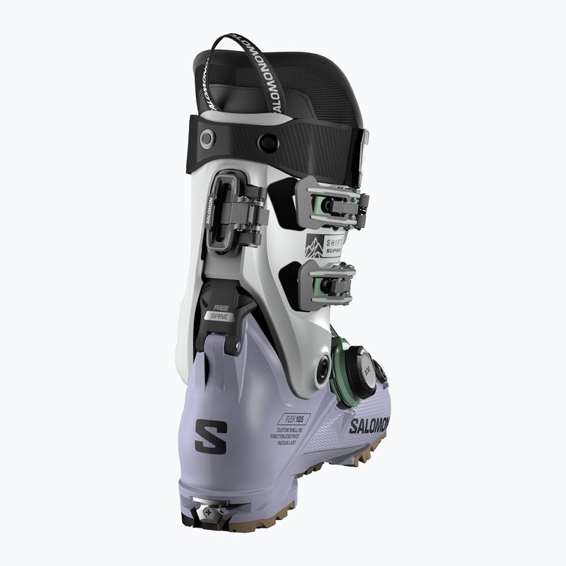 Dámske lyžiarske topánky Salomon Shift Supra S Boa 105 W GW cosmic sky/cool gray 5/shale green 2