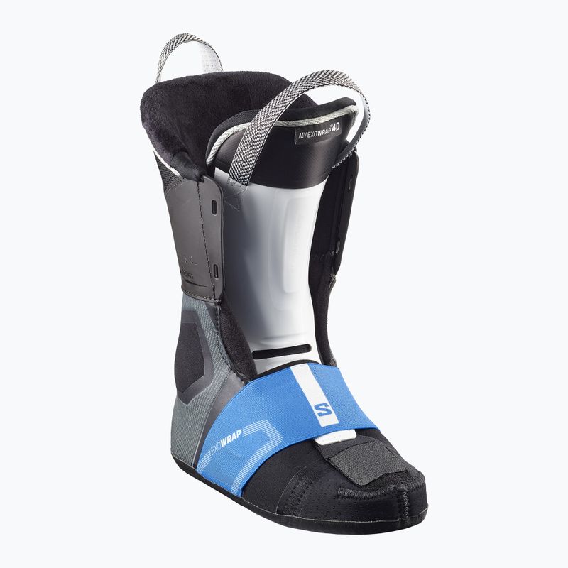 Dámske lyžiarske topánky Salomon S/Pro Supra Dual Boa 115 W black/beluga metallic/beetroot purple 10