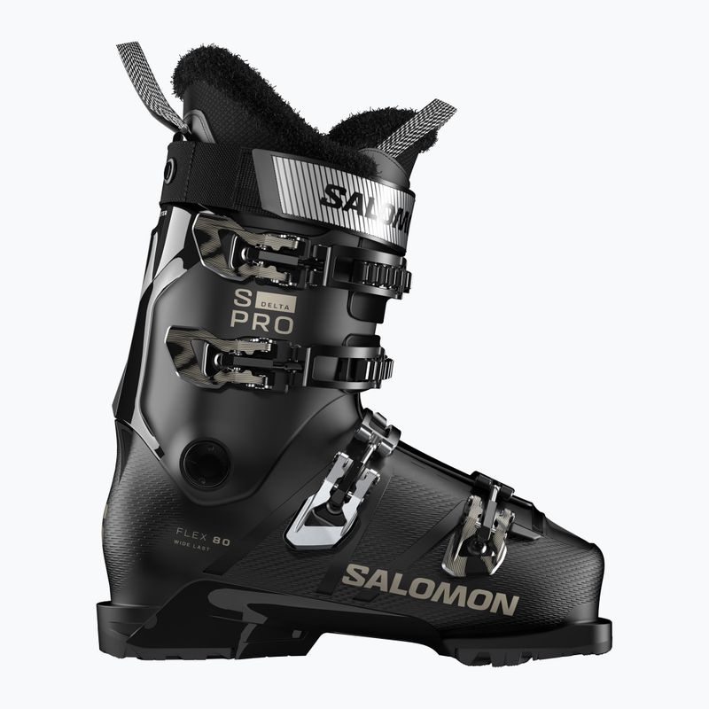 Dámske lyžiarske topánky Salomon S/Pro Delta 80 W GW black/black/light bronze met