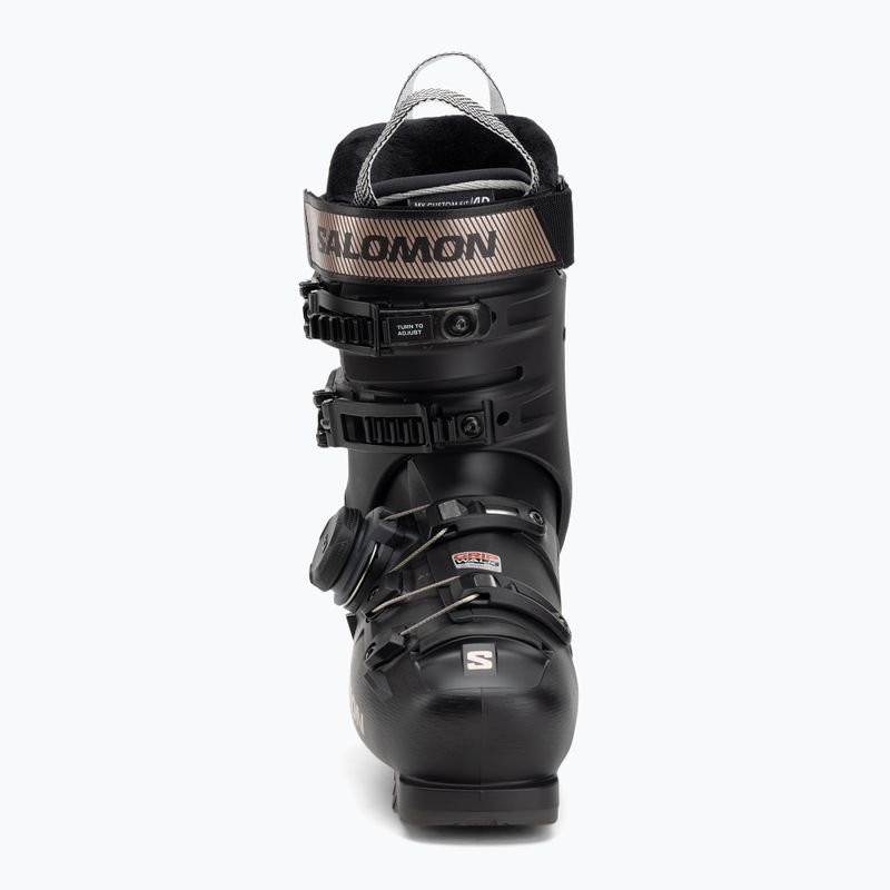 Dámske lyžiarske topánky Salomon S/Pro Delta Boa 95 W GW black/black/pink gold metallic 3