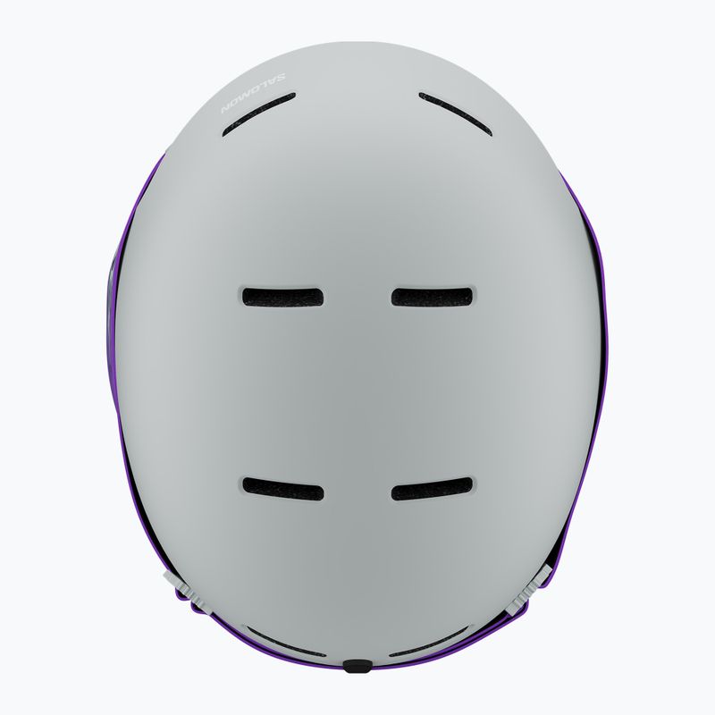 Detská lyžiarska prilba Salomon Player Combo + lyžiarske okuliare XV Jr ice flow/ice flow mid blue 5