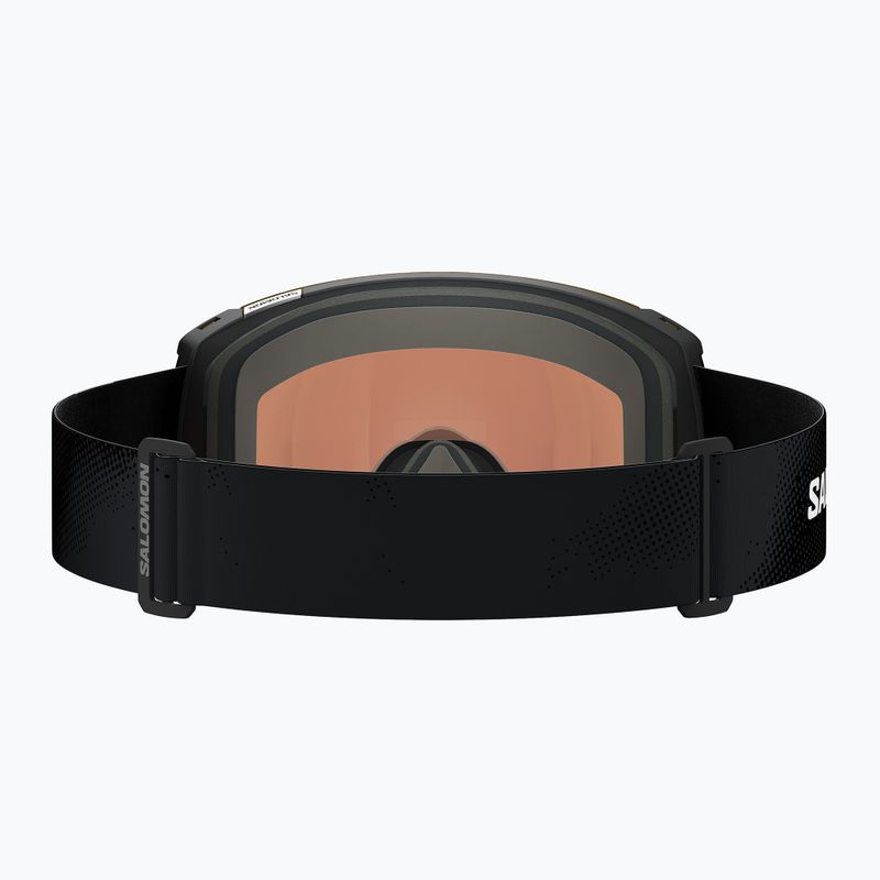 Detské lyžiarske okuliare Salomon Radium black/mi mid red 6