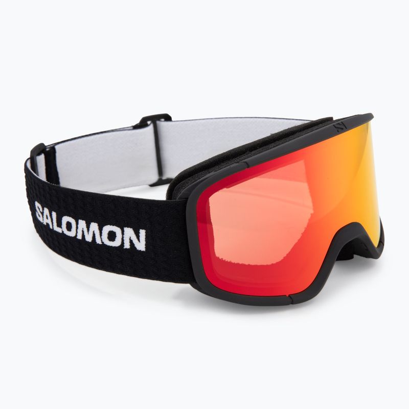 Lyžiarske okuliare Salomon Aksium 2.0 S black/ml mid red