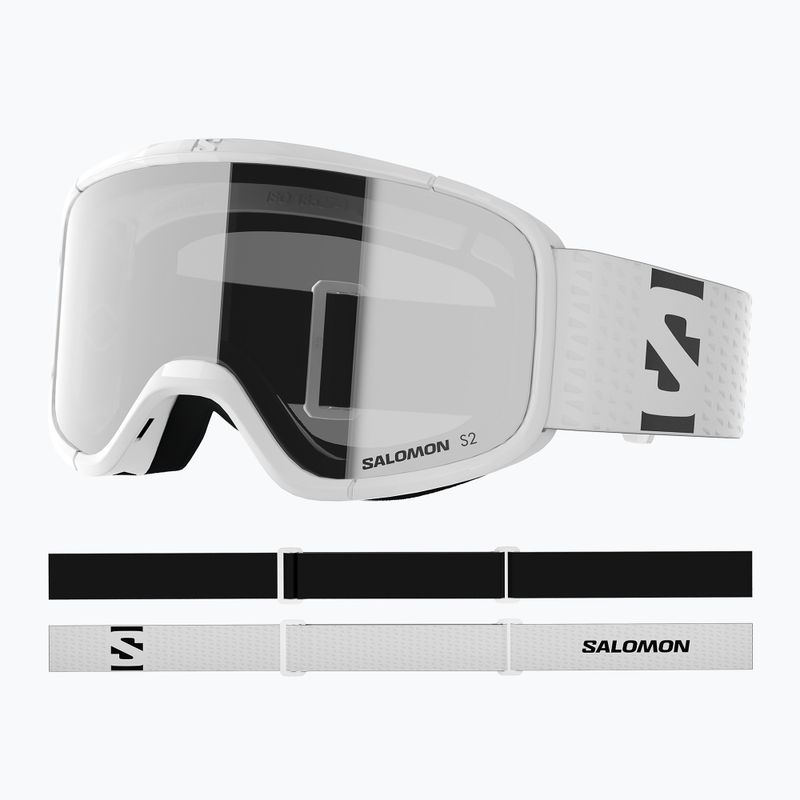 Lyžiarske okuliare Salomon Aksium 2.0 S white/ml super white 5