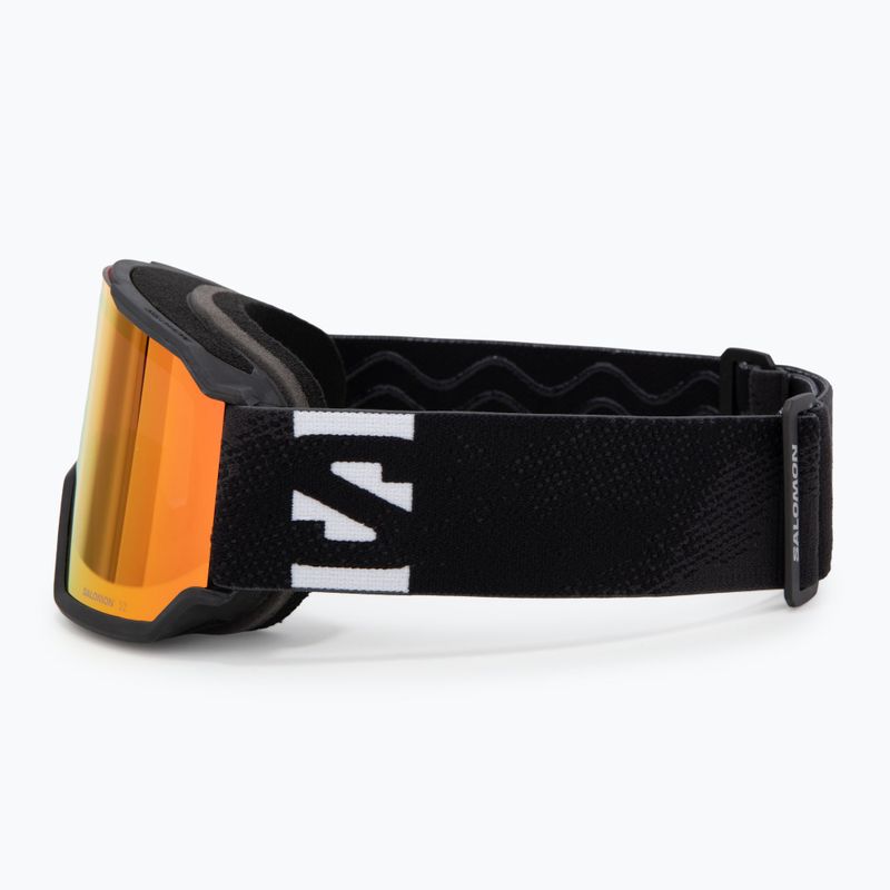 Lyžiarske okuliare Salomon S/View 3 black/ml mid red 4