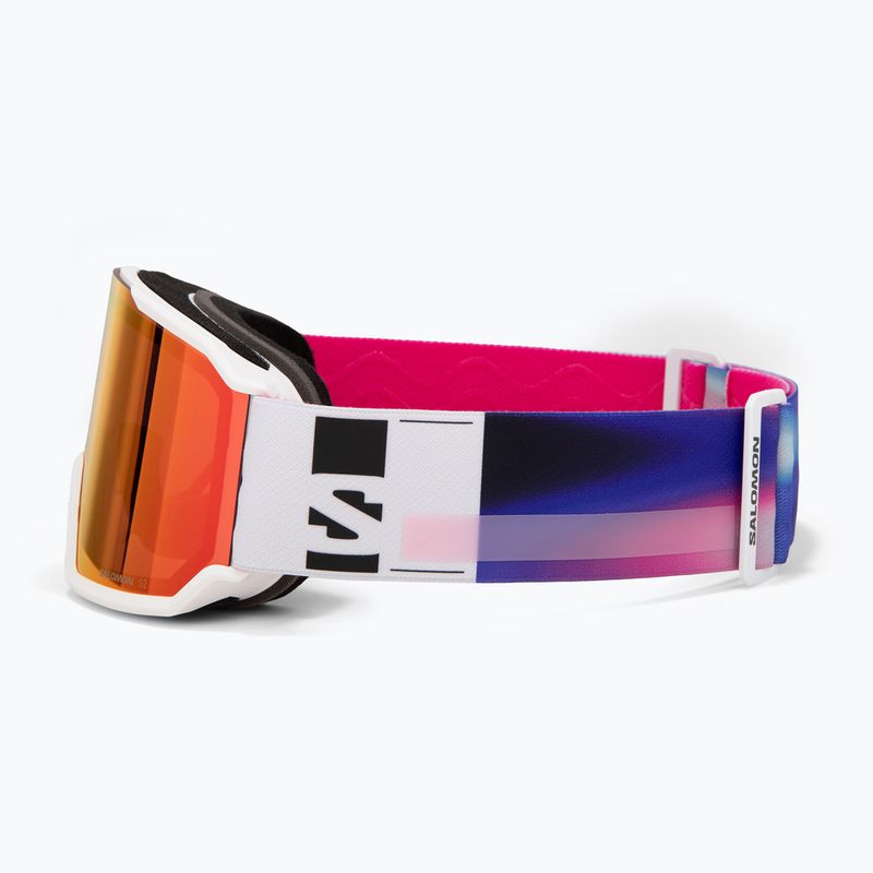 Lyžiarske okuliare Salomon S/View 3 white/ml mid red 4