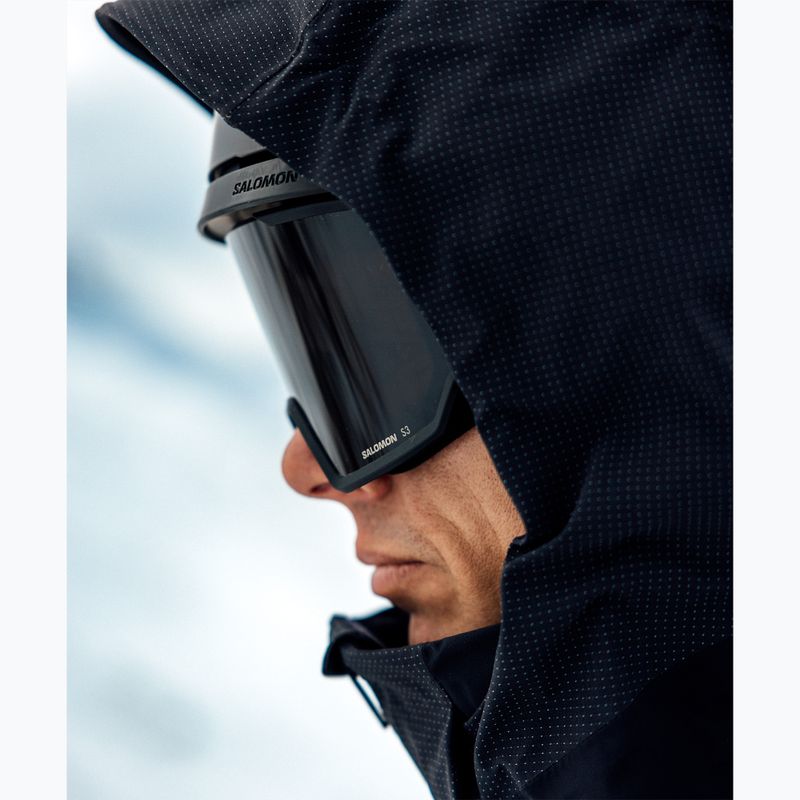 Lyžiarske okuliare Salomon S/View 3 black yellow/ml black 7