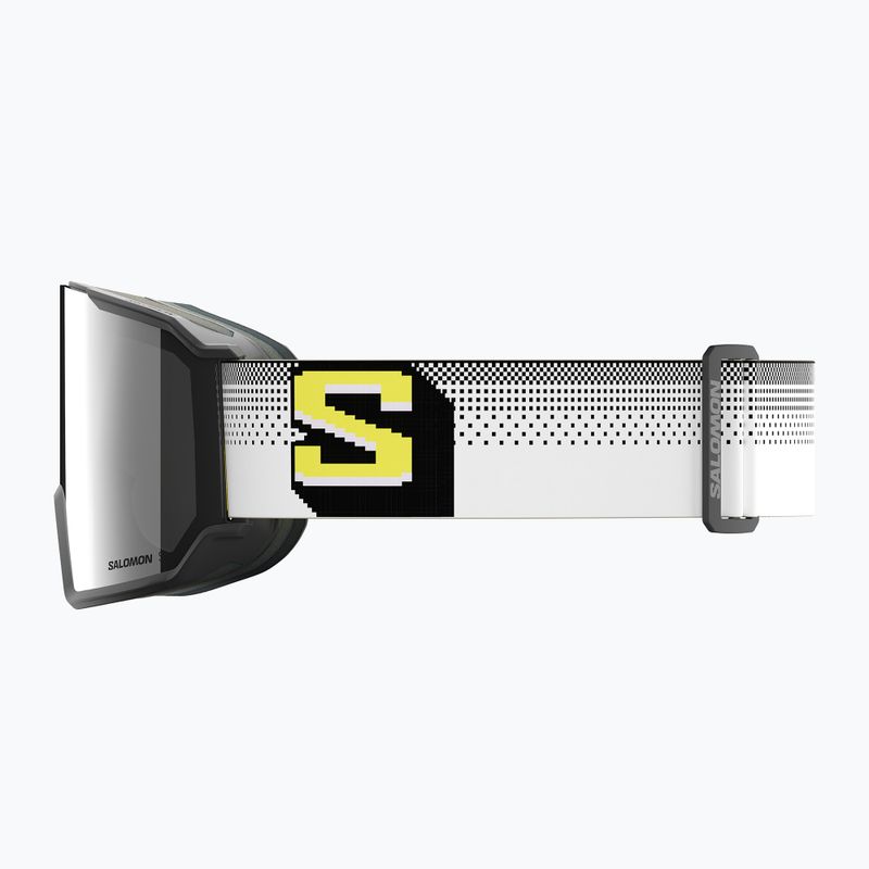 Lyžiarske okuliare Salomon S/View 3 black pixels/ml super white 4