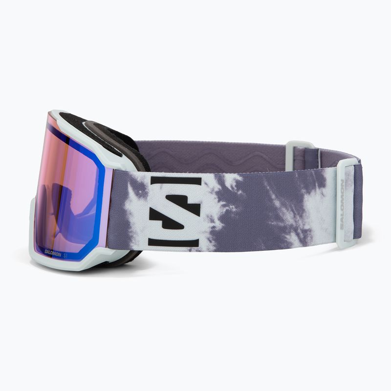 Lyžiarske okuliare Salomon S/View 3 ice flow/ml light blue 4