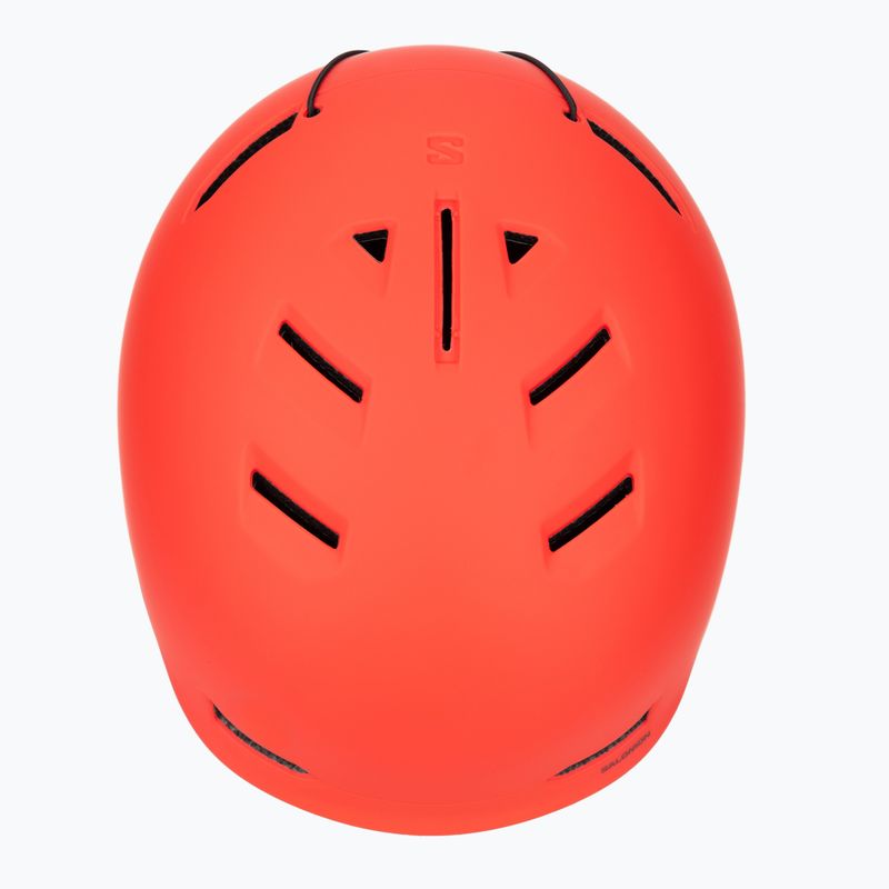 Detská lyžiarska prilba Salomon Husk Jr cherry tomato 6