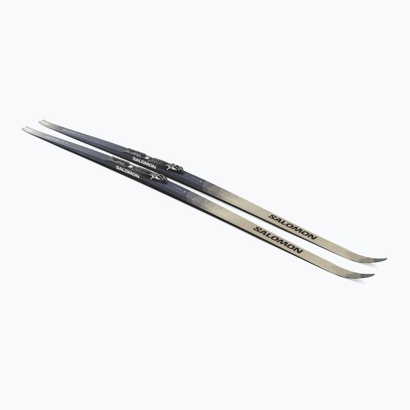 Bežecké lyže Salomon Escape 51 Grip PM+ wiązania Prolink Access Clasic silver/sargasso sea/coppen blue 2