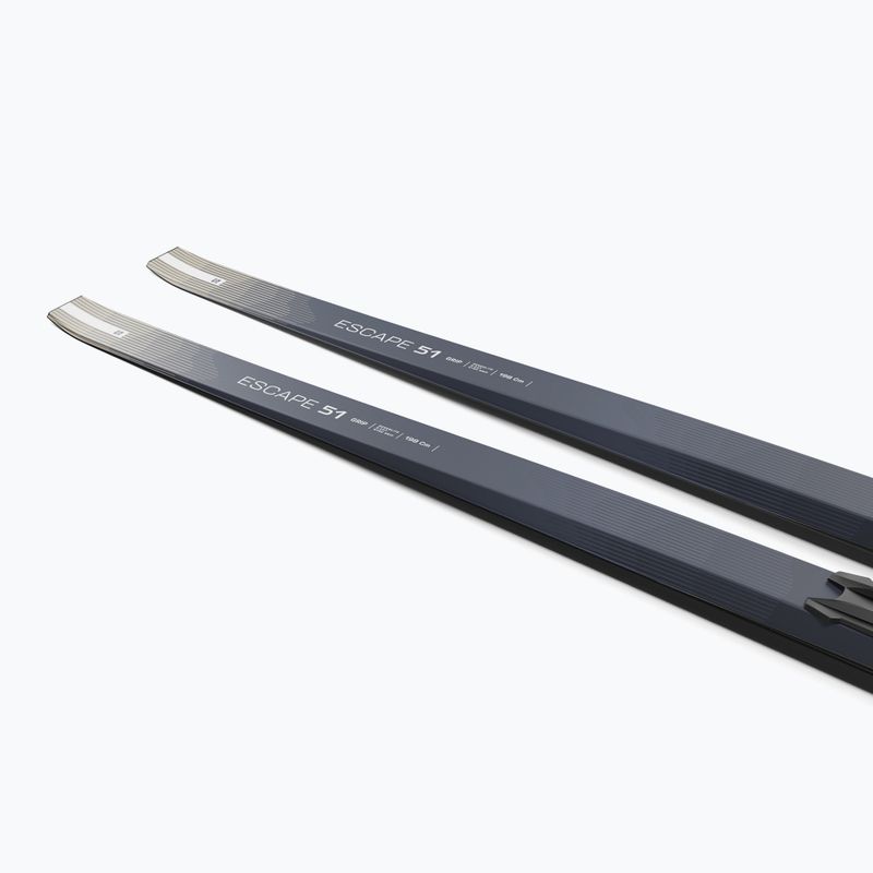 Bežecké lyže Salomon Escape 51 Grip PM+ wiązania Prolink Access Clasic silver/sargasso sea/coppen blue 5