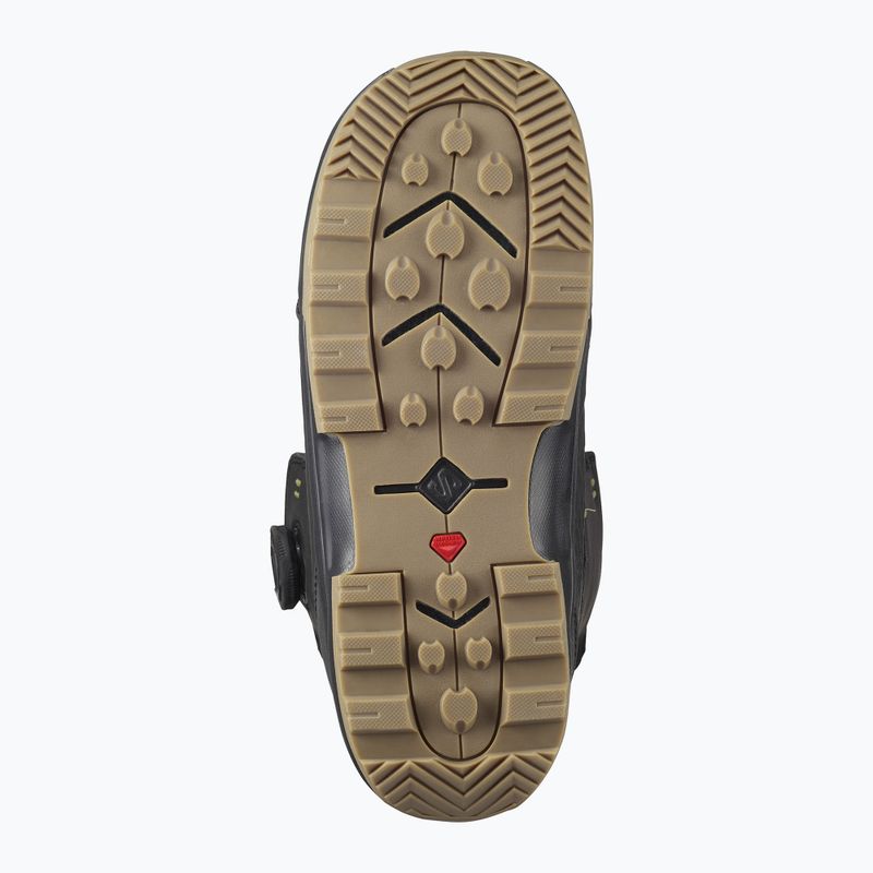 Pánske snowboardové topánky Salomon Echo Dual Boa black/black/deep lichen green 7