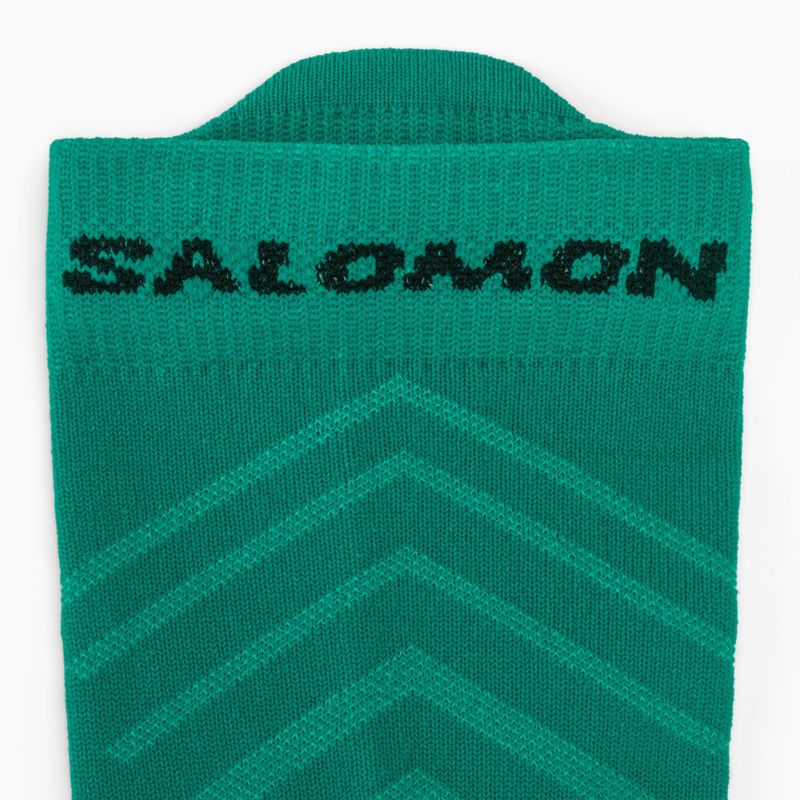 Ponožky Salomon Aero Crew dynasty green/waterfall 3