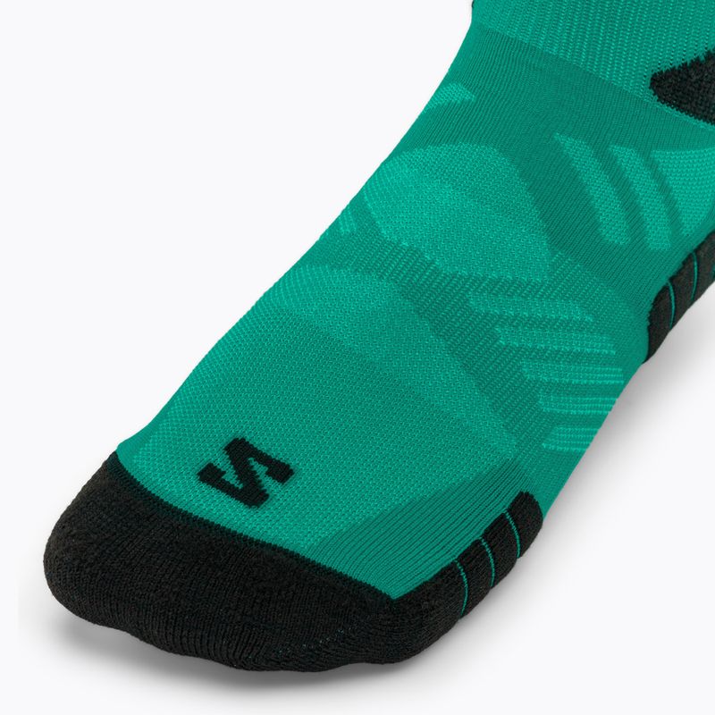 Ponožky Salomon Aero Crew dynasty green/waterfall 4