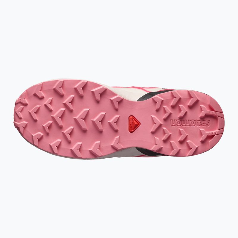 Detské bežecké topánky Salomon Speedcross Waterproof grisaille/hushed violet/rouge red 11
