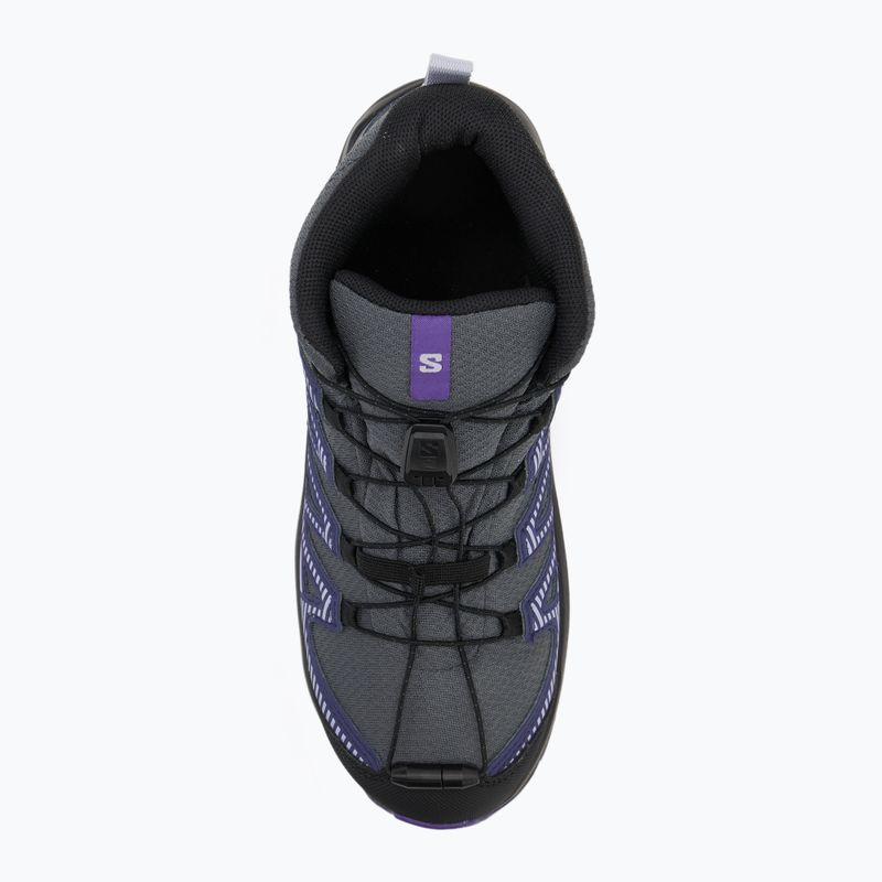 Detské turistické topánky Salomon XA Pro V8 MID WP turbulence / black / liberty 5