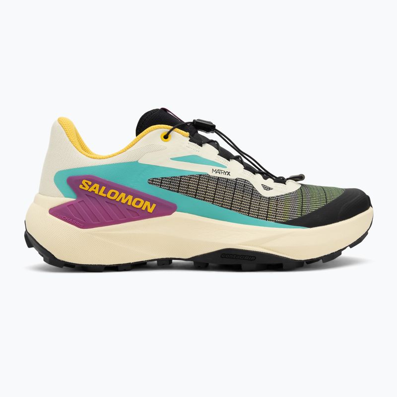 Pánske bežecké topánky Salomon Genesis transparent yellow/black/willowherb 2