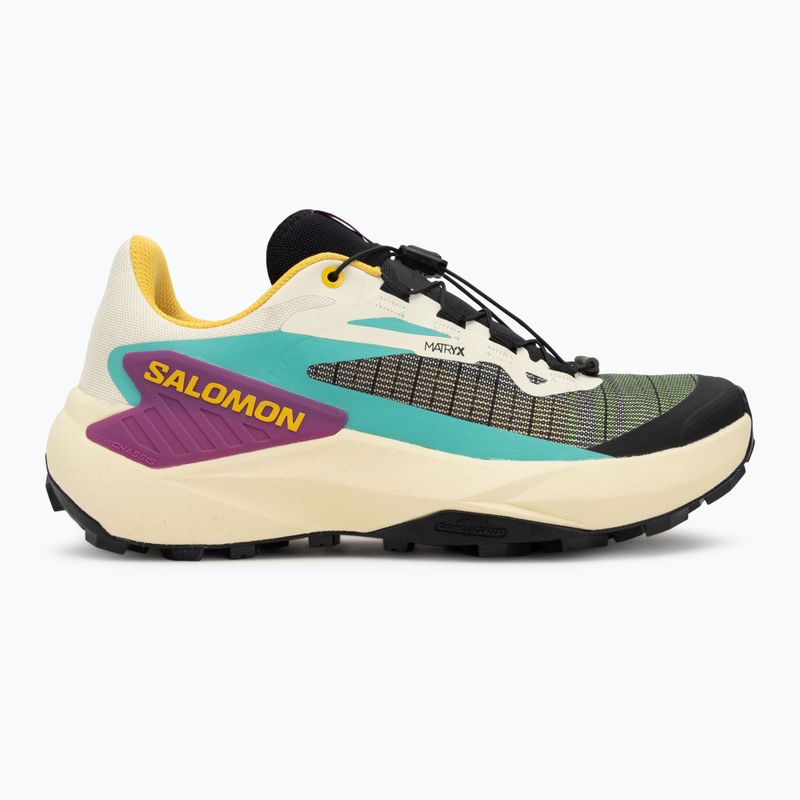 Dámske bežecké topánky Salomon Genesis transparent yellow/black/willowherb 2