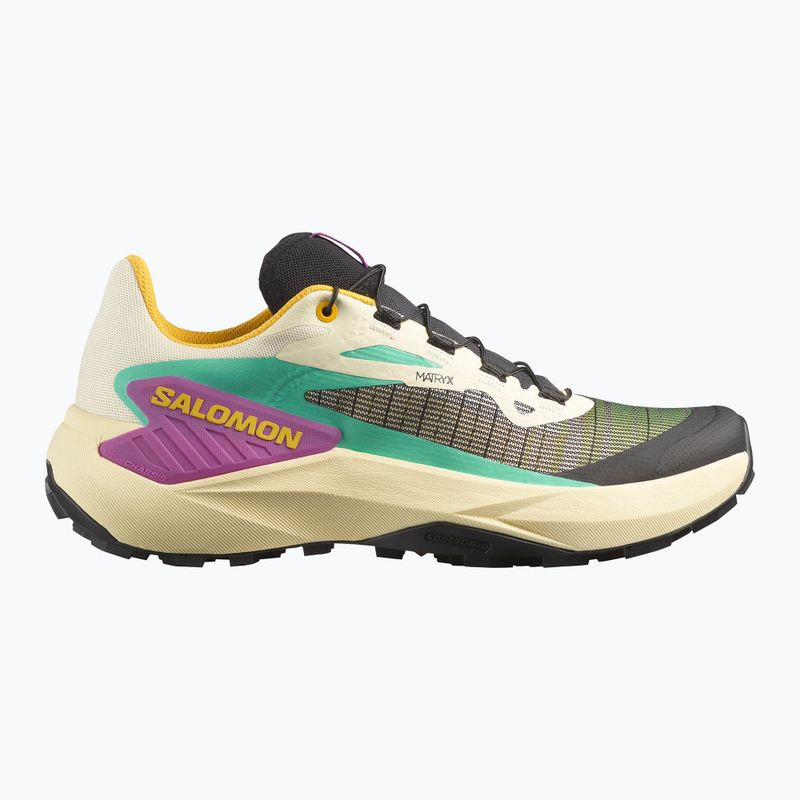 Dámske bežecké topánky Salomon Genesis transparent yellow/black/willowherb 2