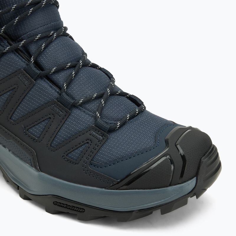 Pánske trekingové topánky Salomon X Ultra 360 Mid GTX blue nights / dark navy / dark blue 7