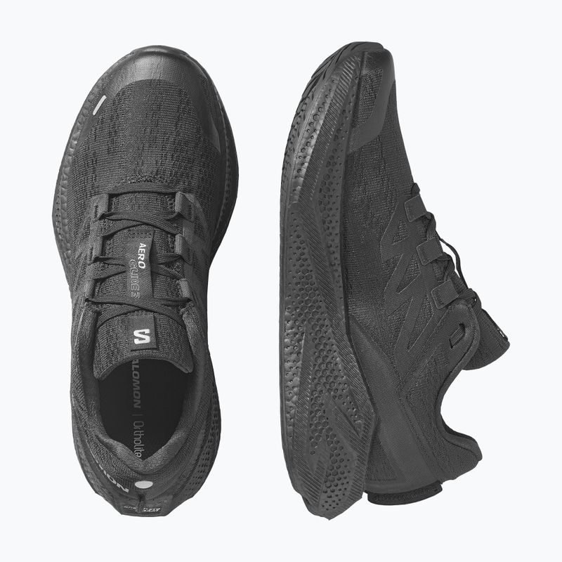 Pánske bežecké topánky Salomon Aero Glide 3 black/black/ftw silver 6