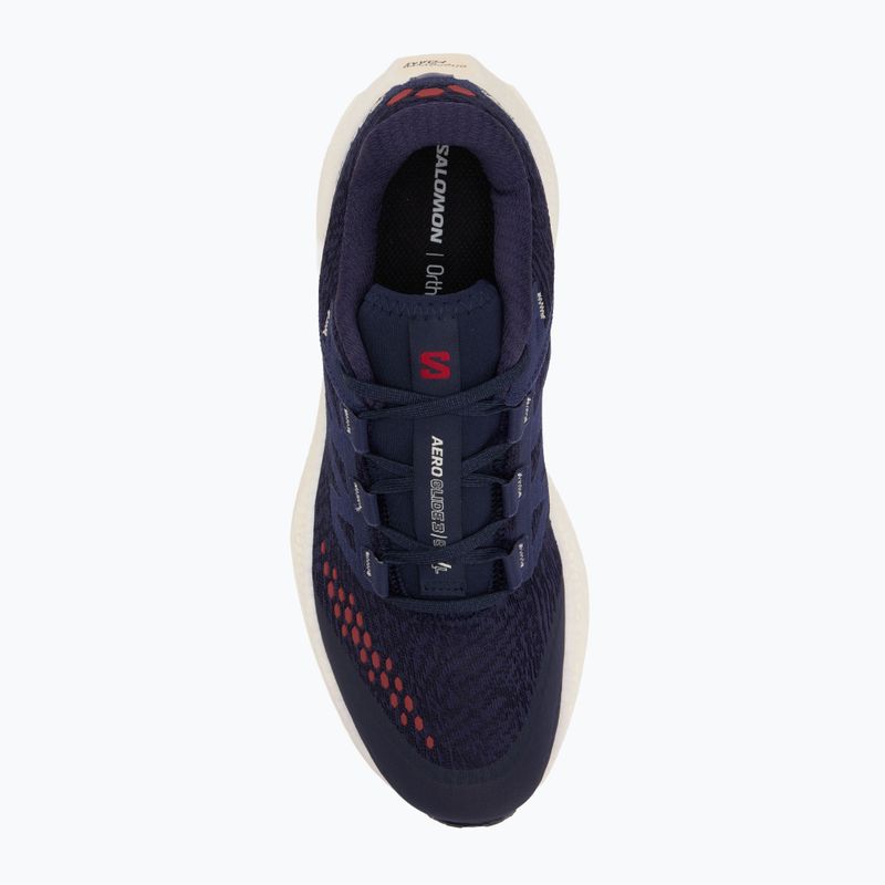 Pánske bežecké topánky Salomon Aero Glide 3 Gravel astral aura/vanilla ice/haute red 5
