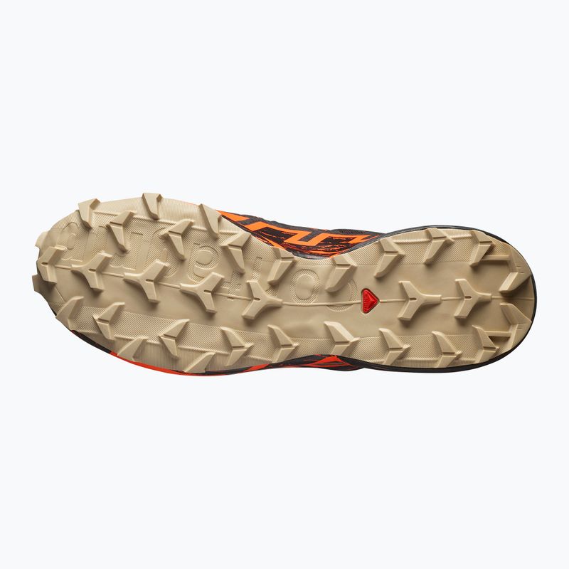 Pánske bežecké topánky Salomon Speedcross 6 GTX black/shocking orange/white pepper 5