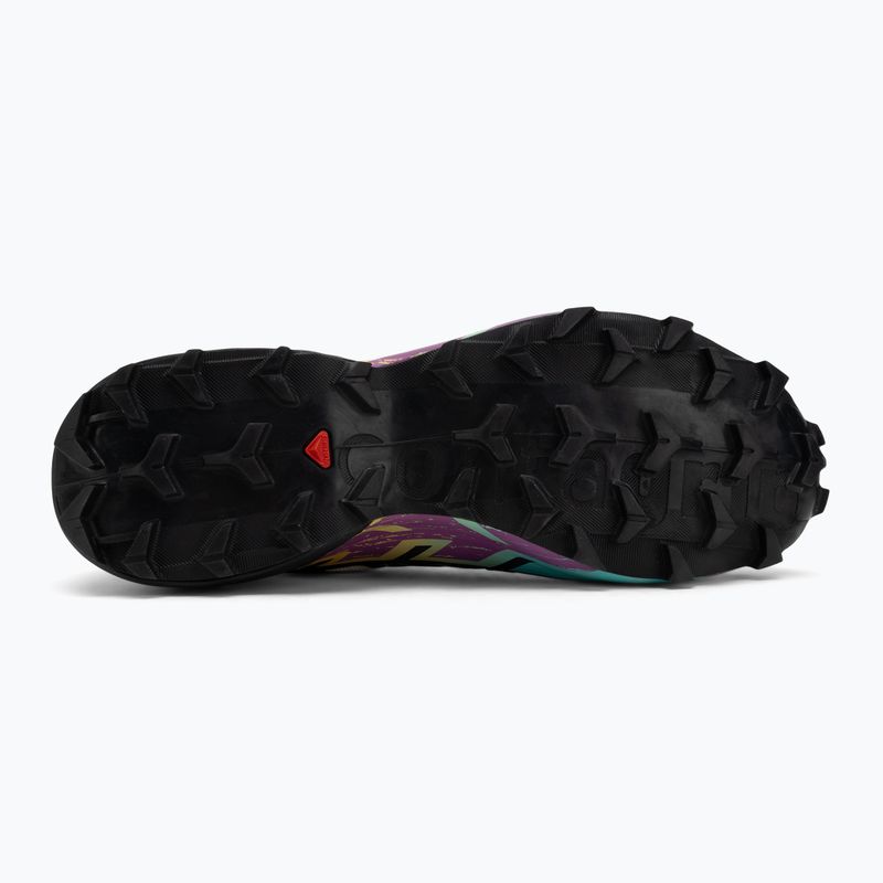 Pánske bežecké topánky Salomon Speedcross 6 GTX transparent yellow/black/waterfall 4