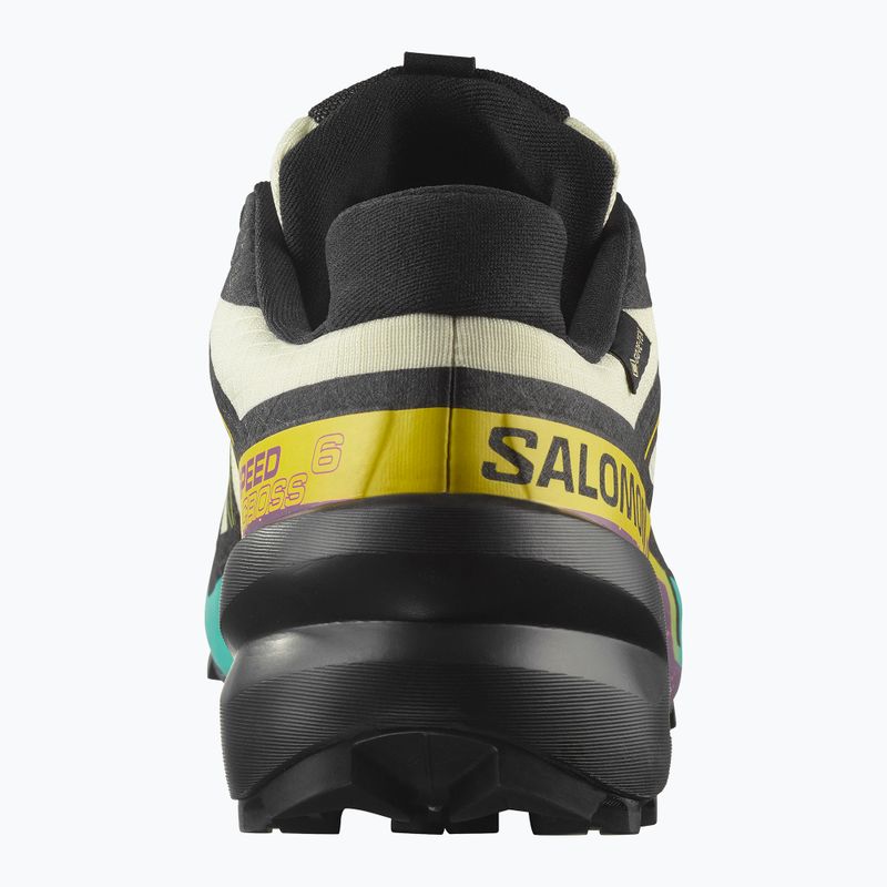 Pánske bežecké topánky Salomon Speedcross 6 GTX transparent yellow/black/waterfall 10