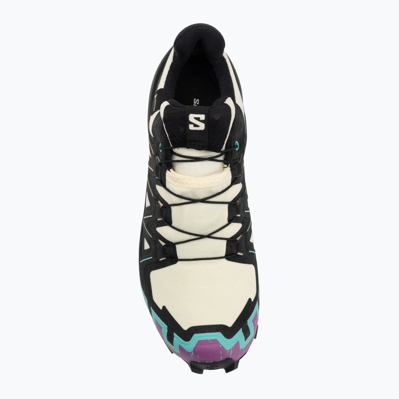 Dámske bežecké topánky Salomon Speedcross 6 GTX transparent yellow/black/waterfall 5