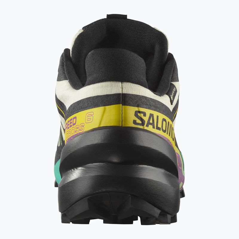 Dámske bežecké topánky Salomon Speedcross 6 GTX transparent yellow/black/waterfall 10