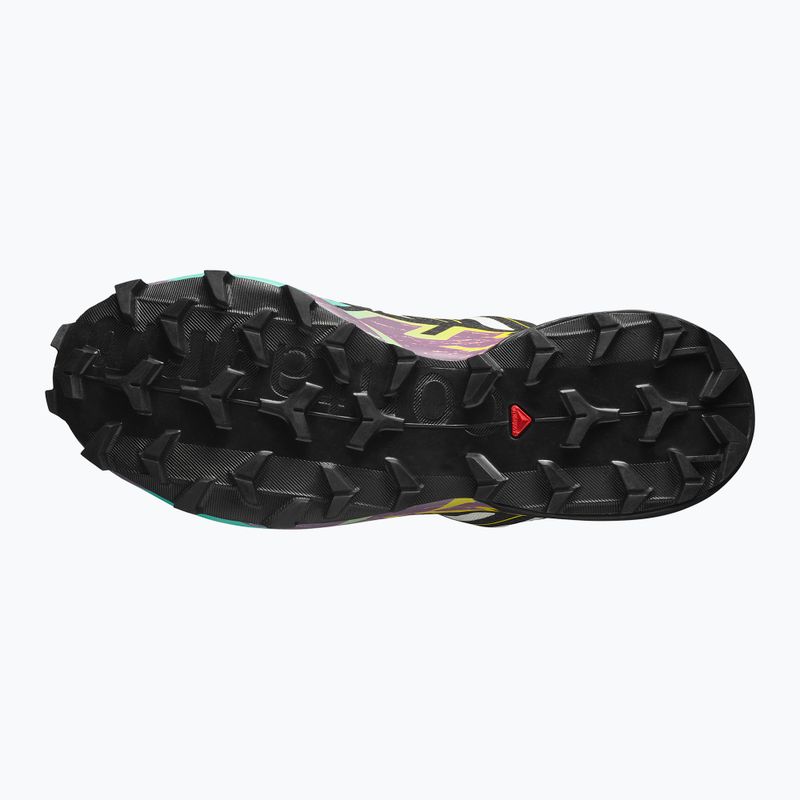 Dámske bežecké topánky Salomon Speedcross 6 GTX transparent yellow/black/waterfall 11