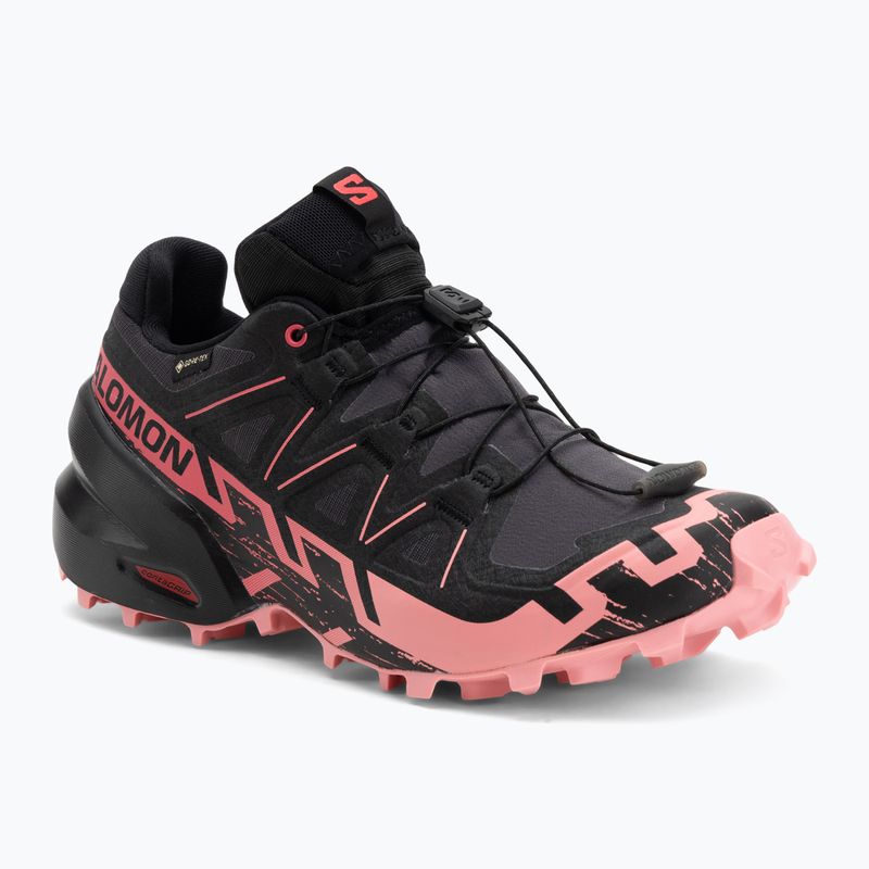 Dámske bežecké topánky Salomon Speedcross 6 GTX nine iron/black/flamingo pink