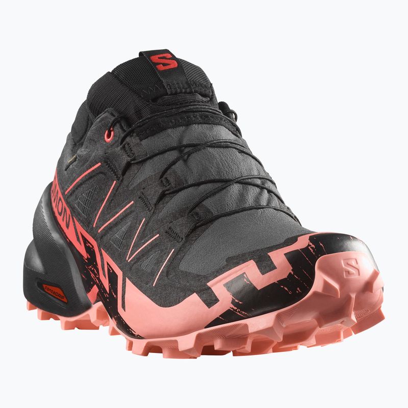 Dámska bežecká obuv Salomon Speedcross 6 GTX nine iron/black/flamingo pink