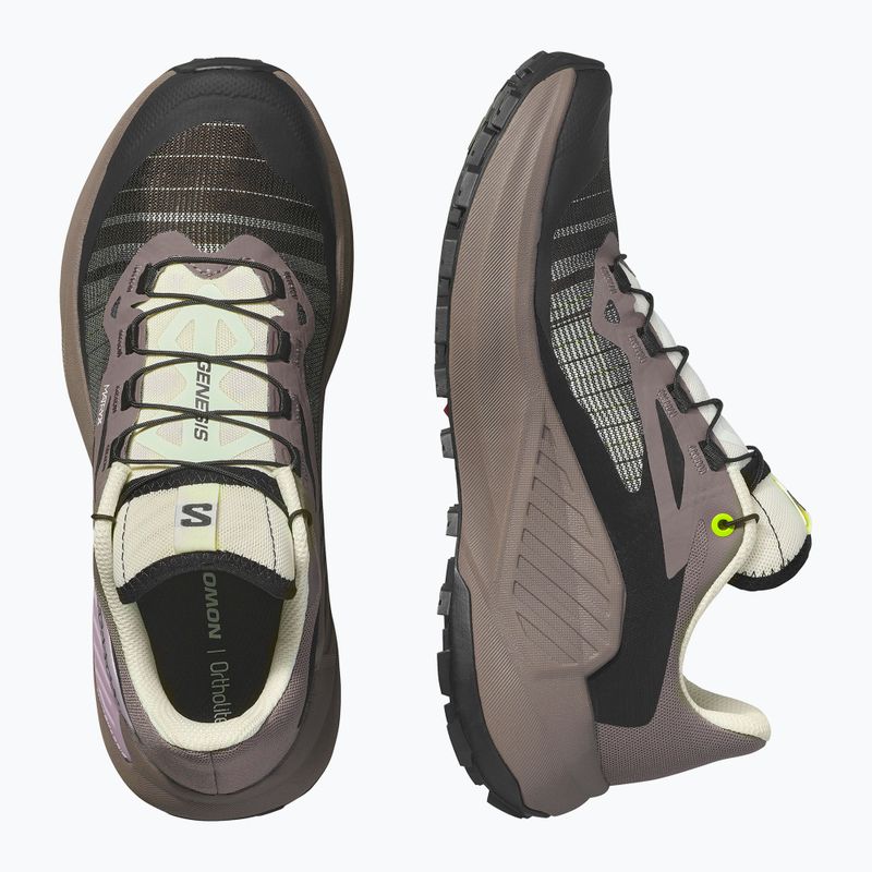 Salomon Genesis Iron/vanilla ice/cyclamen dámska bežecká obuv 6