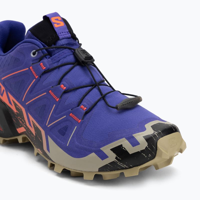 Dámske bežecké topánky Salomon Speedcross 6 liberty/black/neon flame 7