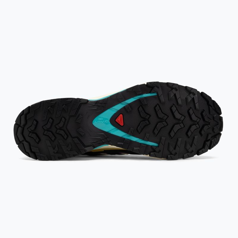 Pánske bežecké topánky Salomon XA PRO 3D V9 GTX transparent yellow/black/waterfall 4