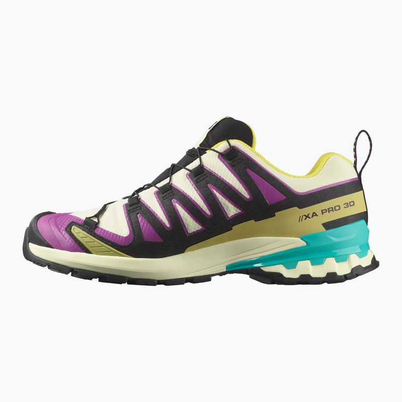Pánske bežecké topánky Salomon XA PRO 3D V9 GTX transparent yellow/black/waterfall 9