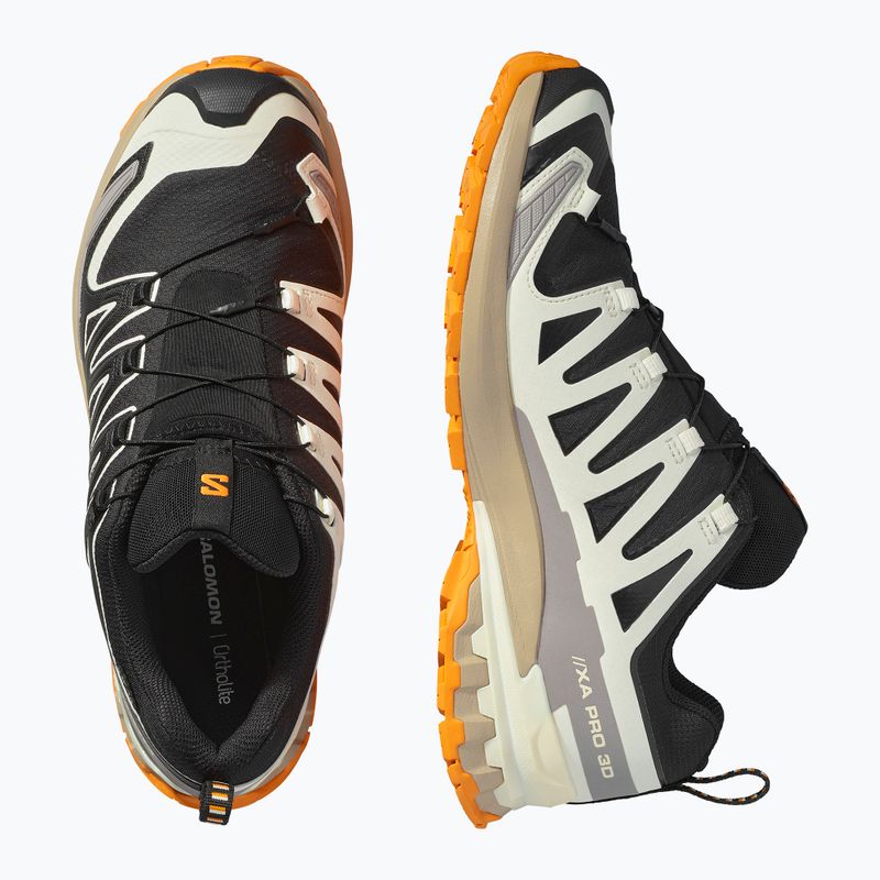 Pánske bežecké topánky Salomon XA PRO 3D V9 GTX black/vanilla ice/turmeric 12
