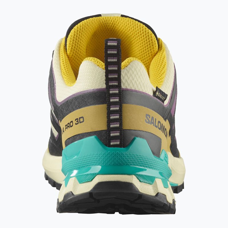Dámske bežecké topánky Salomon XA PRO 3D V9 GTX transparent yellow/black/waterfall 3