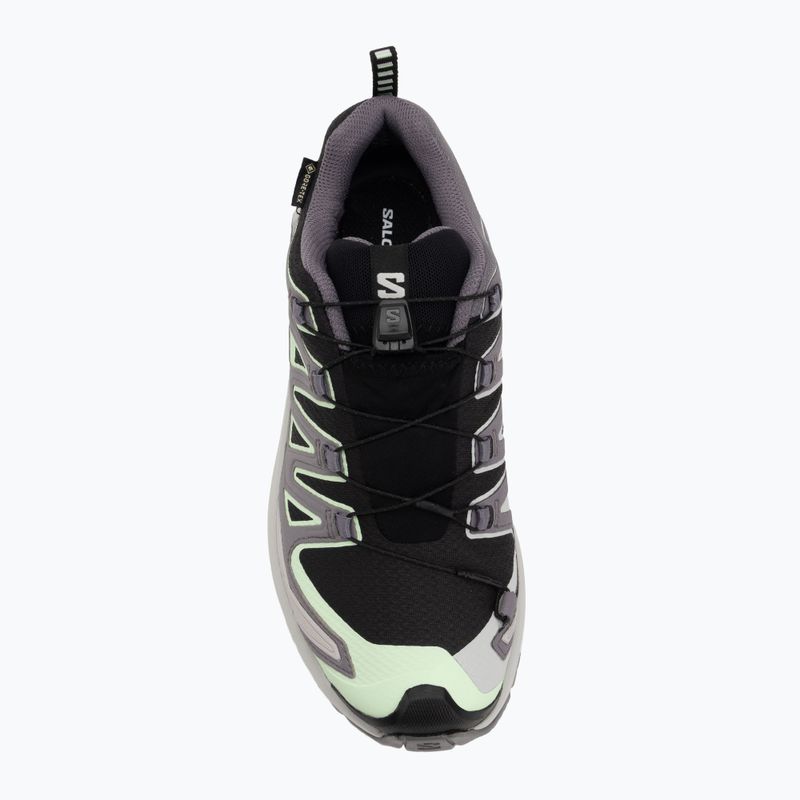 Dámske bežecké topánky Salomon XA PRO 3D V9 GTX black/patina green/gray violet 5