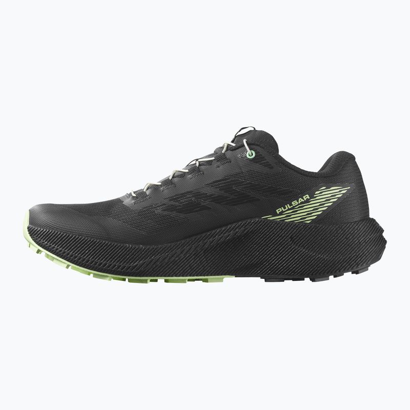 Pánska bežecká obuv Salomon Pulsar black/black/patina green 10