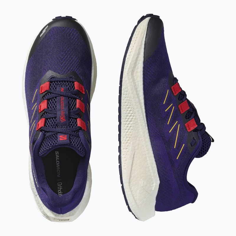 Pánske bežecké topánky Salomon Aero Blaze 3 GRVL astral aura/maritime blue/haute red 5