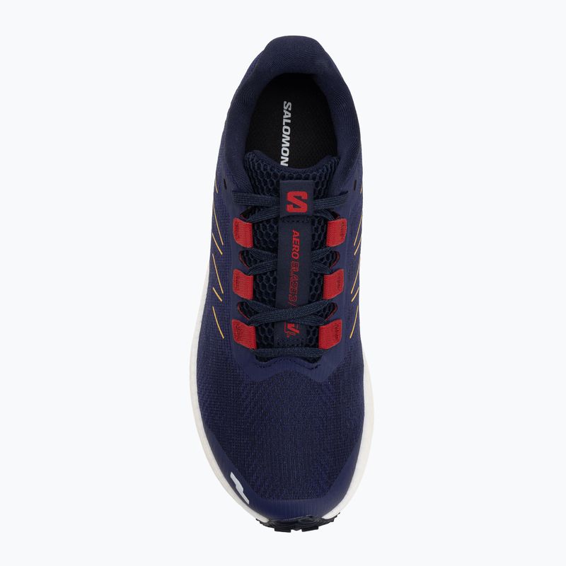 Dámske bežecké topánky Salomon Aero Blaze 3 GRVL astral aura/maritime blue/haute red 5